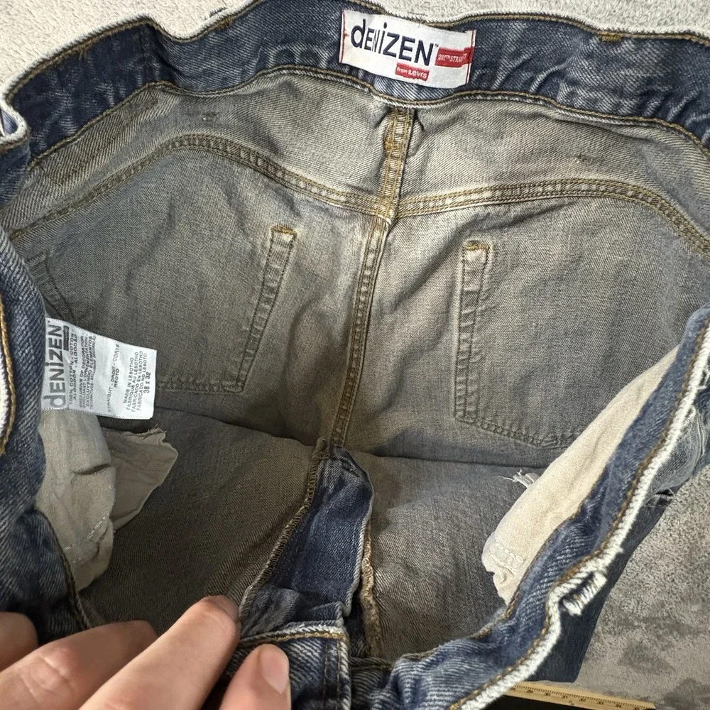 Denizen From Levi's Men's 40x31 Medium Wash Straight Fit Jeans SEE DESCRIPTION